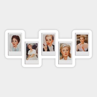 Julie Andrews Polaroids Sticker